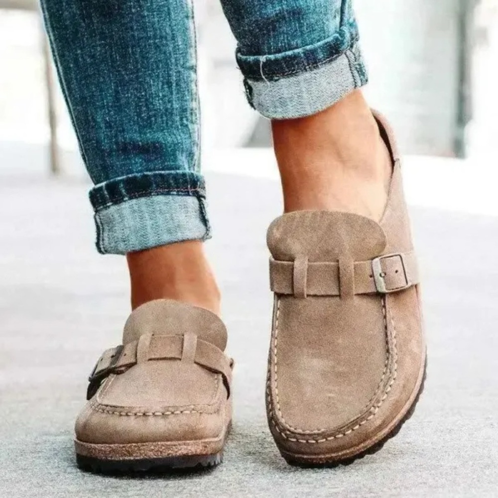 Elegant Women's Brown Moccasins Brand Nee